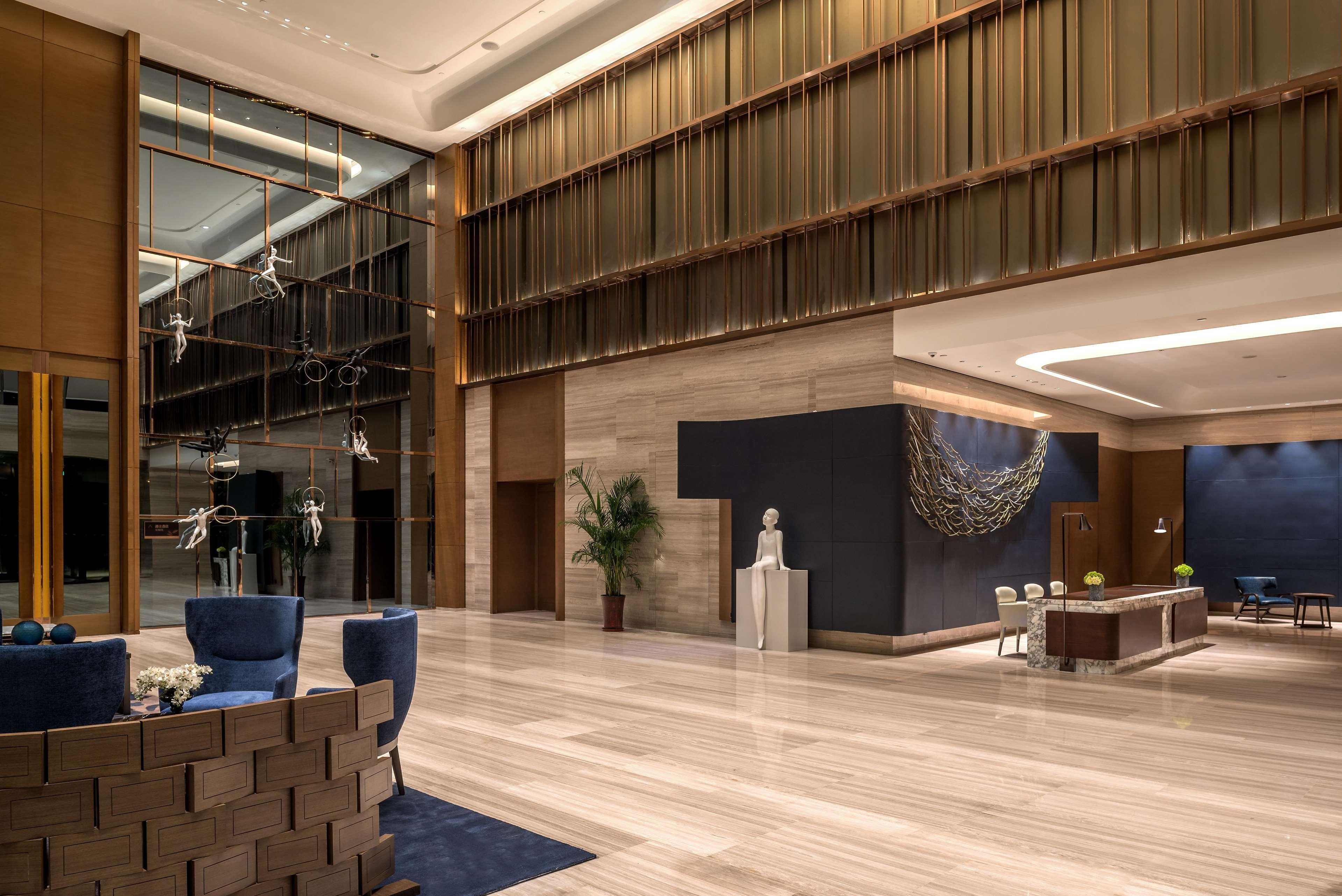 Hilton Jinan South Hotel&Residences Bagian luar foto