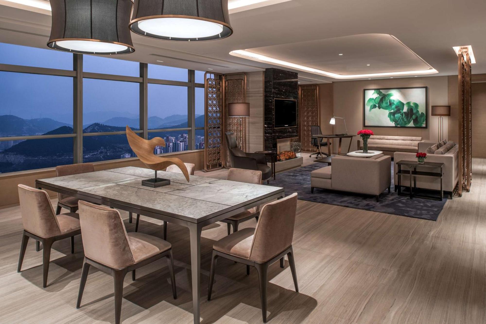 Hilton Jinan South Hotel&Residences Bagian luar foto