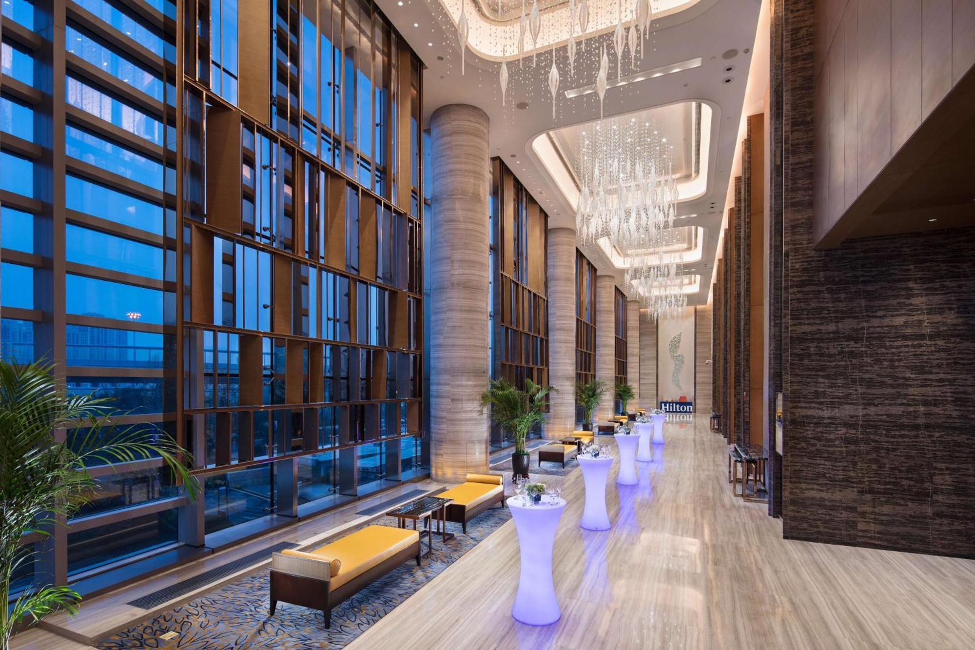Hilton Jinan South Hotel&Residences Bagian luar foto