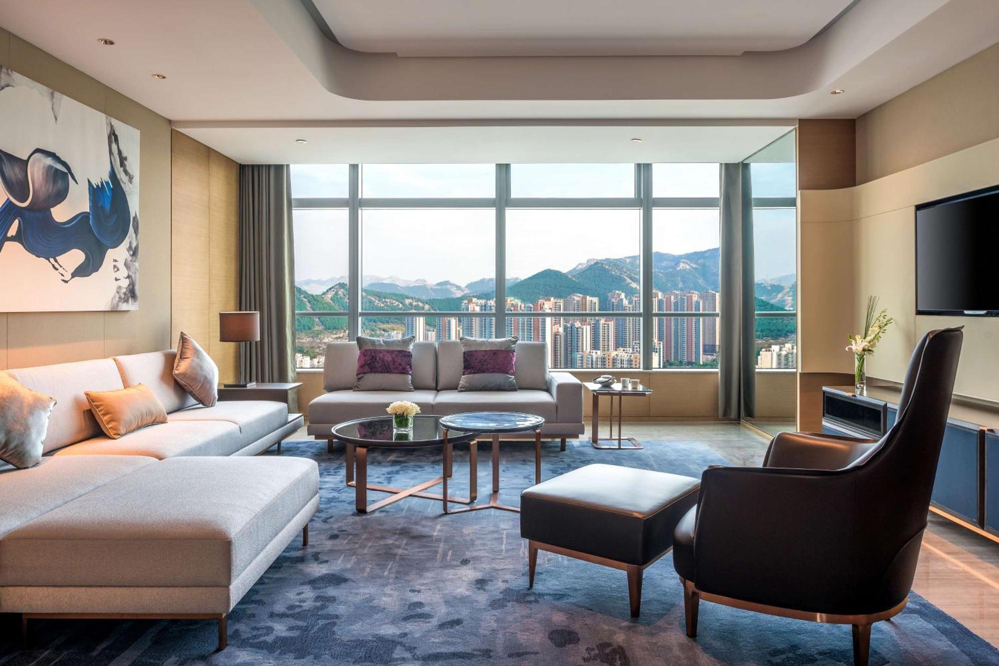 Hilton Jinan South Hotel&Residences Bagian luar foto