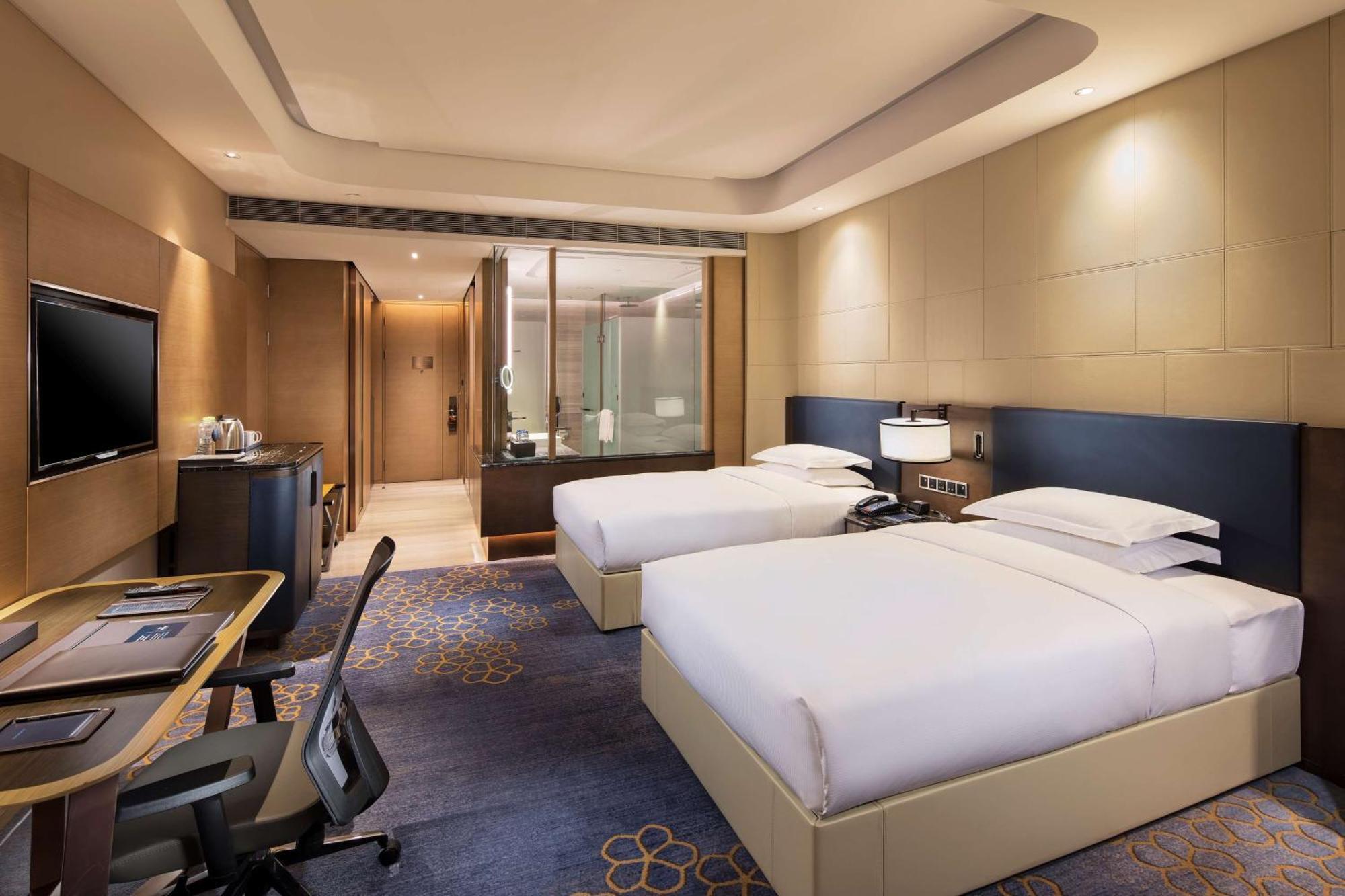 Hilton Jinan South Hotel&Residences Bagian luar foto