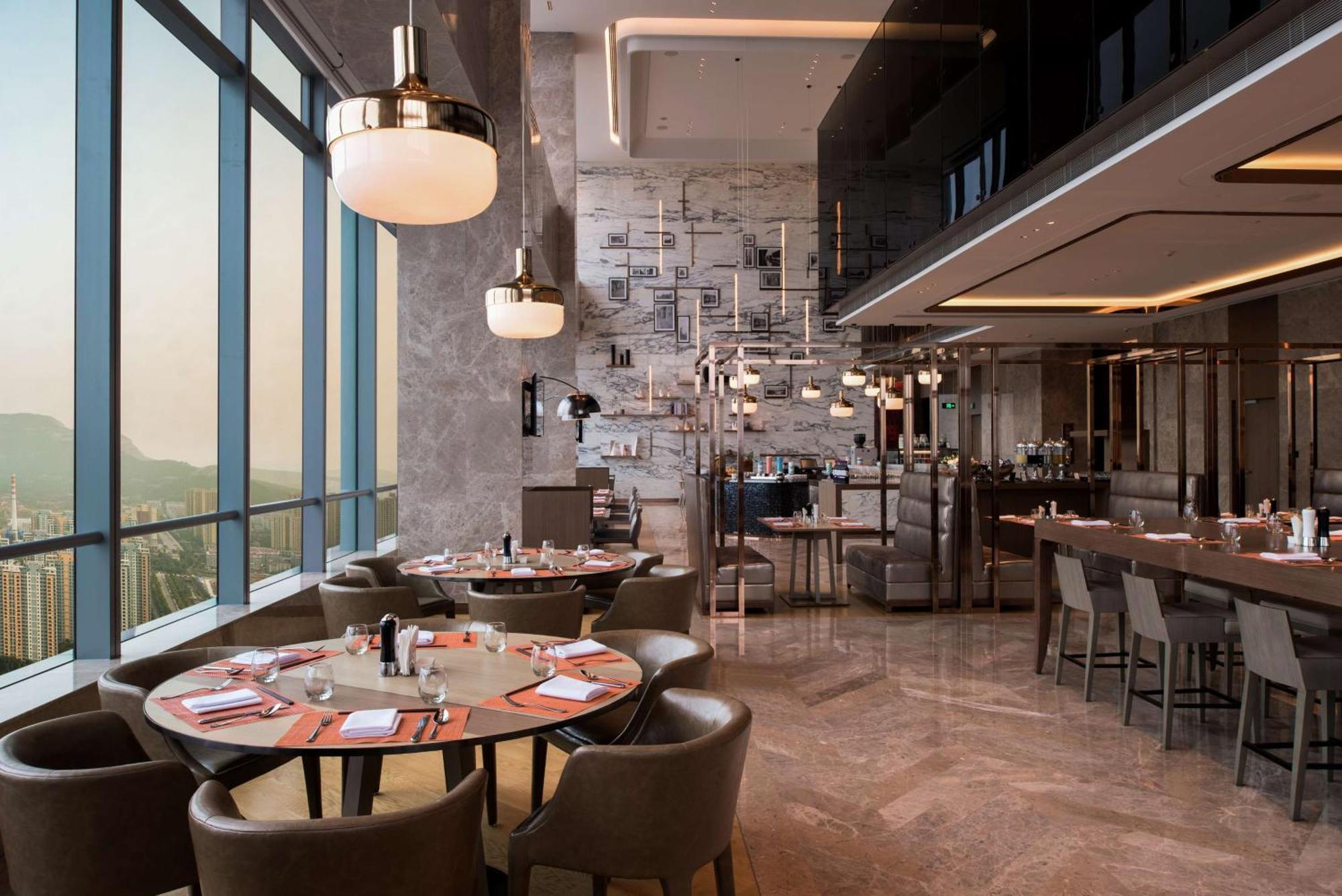 Hilton Jinan South Hotel&Residences Bagian luar foto