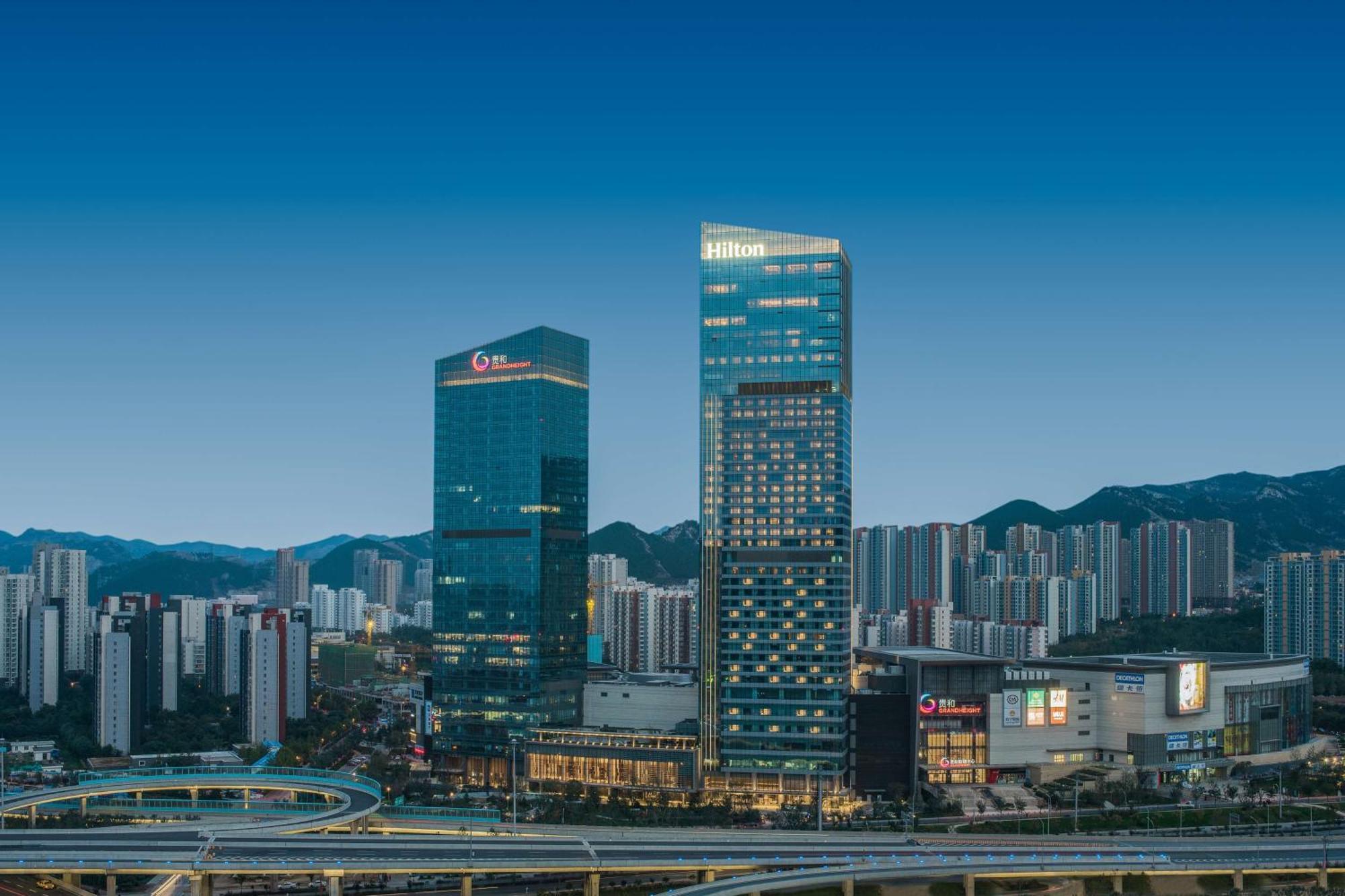 Hilton Jinan South Hotel&Residences Bagian luar foto