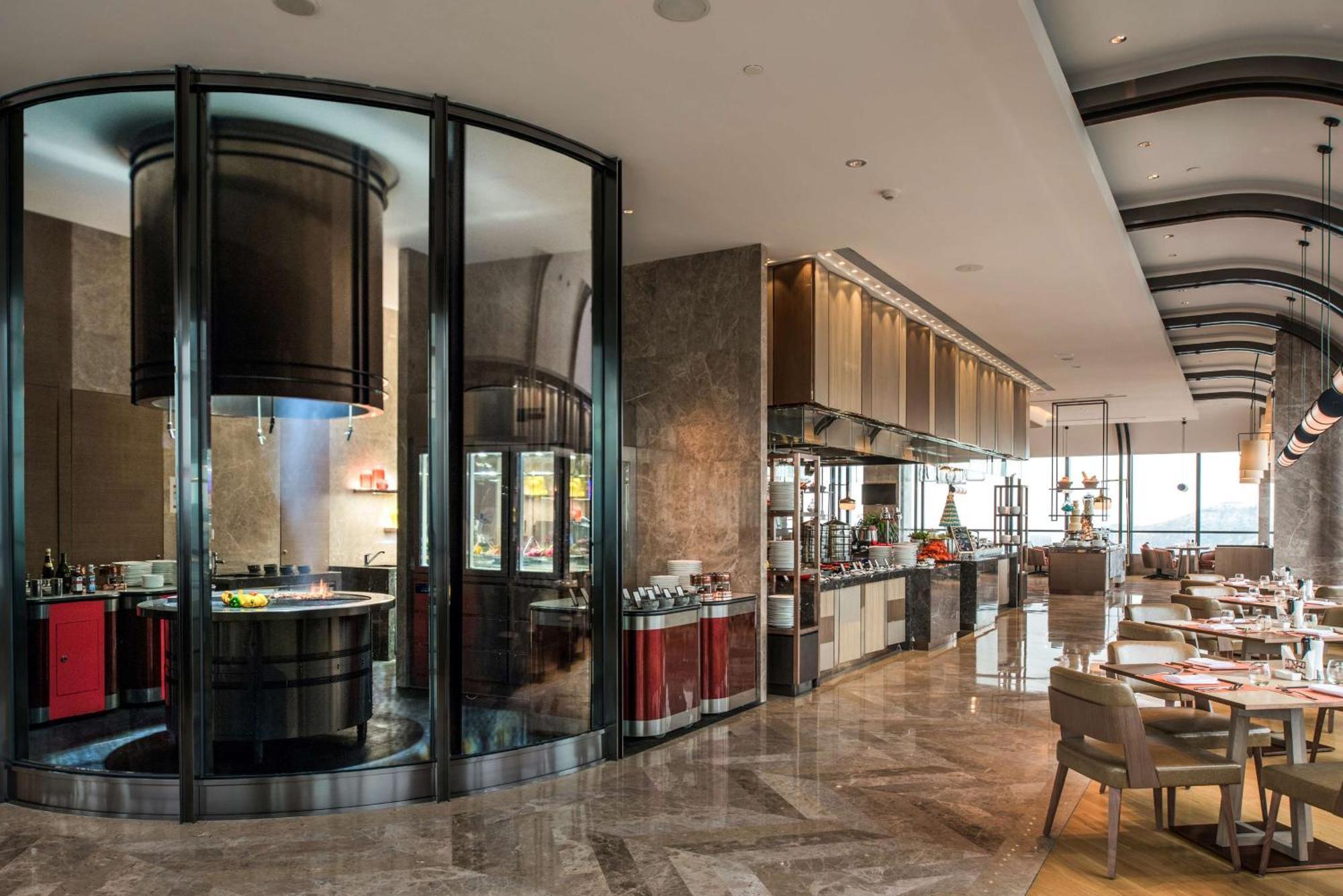 Hilton Jinan South Hotel&Residences Bagian luar foto