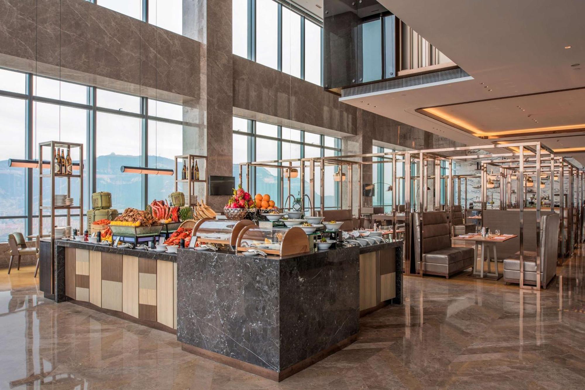 Hilton Jinan South Hotel&Residences Bagian luar foto